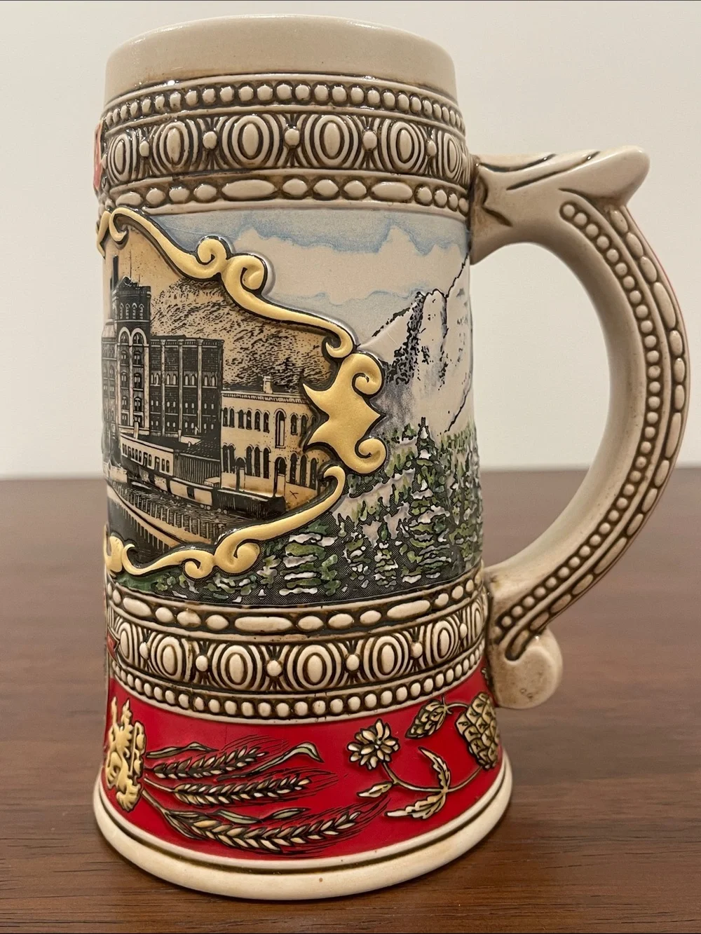 Vintage Coors Beer Stein Holiday Edition 1988